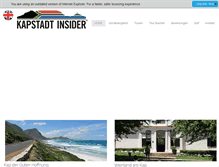 Tablet Screenshot of kapstadt-insider.com